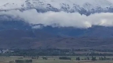Bayburt Soğanlı Dağına temmuz ayında kar yağdı