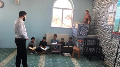 Ağrı’da Yaz Kur’an Kurslarına Müftü Sarı’dan Sürpriz Ziyaret