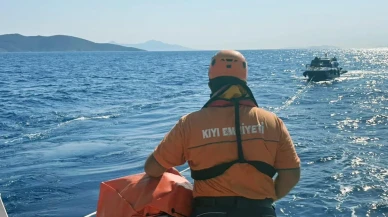 Datça açıklarında Kıyı Emniyet ekipleri tekneyi kurtardı