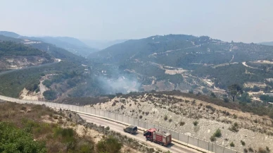 Lazkiye yangını Hatay sınırında alarma neden oldu