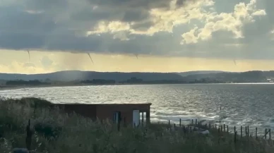 Sinop Sarıkum Plajında dört hortum birden oluştu