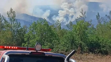 Eskişehirde iki otomobil döner kavşakta çarpıştı