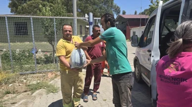 Bağışlanan Karpuzlar Germencik’te Vatandaşlara Ücretsiz Dağıtıldı