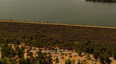 Derbent Barajı doğal güzellikleriyle ziyaretçilerini büyülüyor