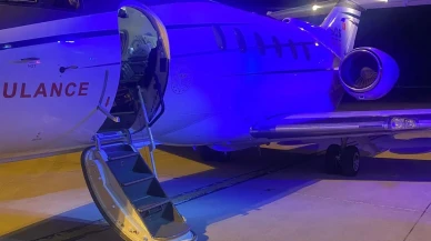 Hasta bebek Ağrıdan Ankara Etlik Hastanesine nakledildi