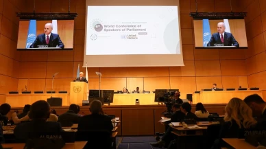 TBMM Başkanı Kurtulmuş Filistin'deki Adalet Meselesini Cenevre'de Ele Aldı