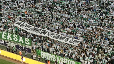 Bursaspor ve Eskişehirspor maçında orman şehitleri anıldı