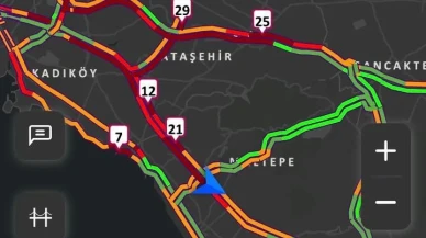 İstanbul’da İş Çıkış Saatinde Trafik Yoğunluğu Yüzde 72’ye Ulaştı