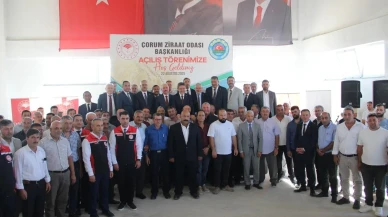 Bakan Yumaklı çorum’da tarımsal üretimin sürdürülebilirliğini vurguladı