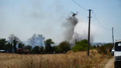 Çanakkale’de Tarım Arazisinde Yangın Ekipler Tarafından Kontrol Altına Alındı