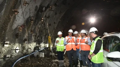 Ardahan Valisi Çiçek Ilgar Tüneli inşaatında incelemelerde bulundu