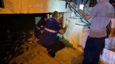 Darıca'da İSU ekiplerinin çalışması sırasında doğal gaz borusu patladı