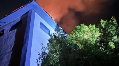 Siirt'in Kurtalan ilçesinde trafo yangını paniğe neden oldu