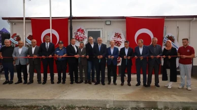 Bafra'da kamyon ve tır garajı törenle hizmete açıldı