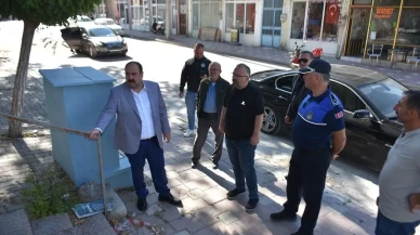 İnönü Belediyesi Okullar caddesinde yeni düzenleme çalışmalarına başladı