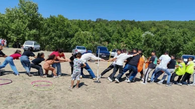 Manyas İlçe Müftülüğü yaz Kur'an kursu şenliği coşkuyla kutlandı