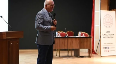 Uşak Üniversitesi Rektörü Ekrem Savaş lise yöneticileriyle buluştu