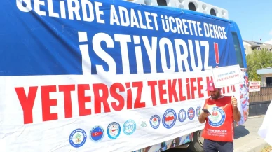 Memur-Sen Genel Başkanı Ali Yalçın maaş eşitsizliği için eylemde