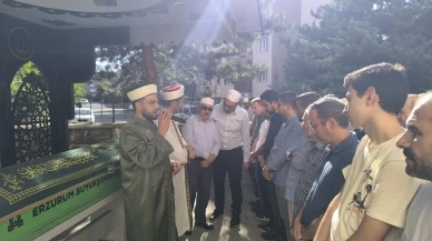 Turgut Güzel Erzurum’da Hacı Ahmet Baba Camii’nde Toprağa Verildi