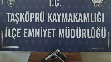 Kastamonu'nun Taşköprü ilçesinde 3 tabanca ele geçirildi