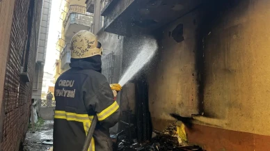 Ordu’nun Ünye İlçesinde Çöplerin Yakılması Yangına Sebep Oldu