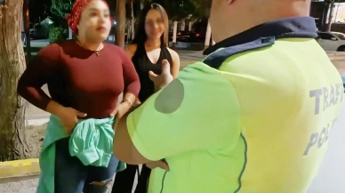 Alkollü kadın sürücü ehliyetine el konulunca polise şaşırtan sözler söyledi