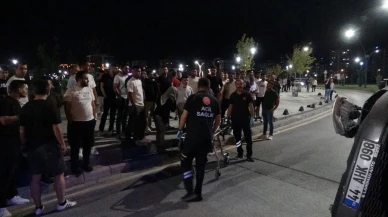 Malatya'da kontrolden çıkan araç devrildi ve sürücü yaralandı