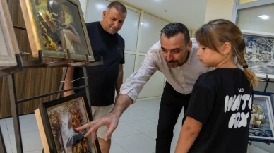 Manavgat Belediyesi çocuk etkinlikleri sergisi sanatseverleri ağırladı