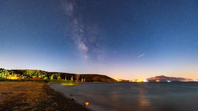 Mücahit Çelik Harput'ta Perseid meteor yağmurunu fotoğrafladı