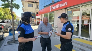 Kırıkkale'de Polis KADES ve Dolandırıcılık Konusunda Vatandaşları Bilgilendirdi