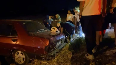 Bursa’da Damadının Aracıyla Kaçan Baba Tarlaya Uçtu