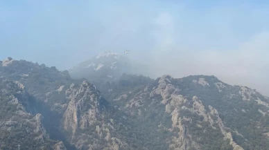 Mersin Anamur’da orman yangınına ekipler havadan ve karadan müdahale ediyor