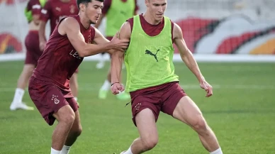 Galatasaray Fatih Karagümrük maçı hazırlıklarına Kemerburgaz'da devam etti