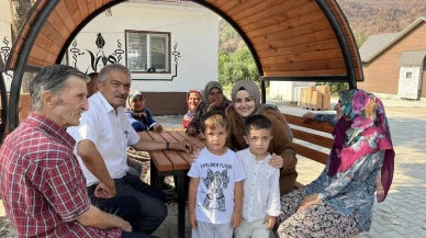 Kaymakam Kılıç Köprücek Köyü'ndeki Yangın Sonrası Çalışmaları İnceledi