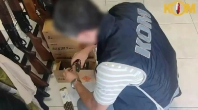 Kayseri'de 5 bin 650 fişek ele geçirildi ve 1 şahıs gözaltına