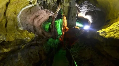 Trabzon’daki Çal Mağarası’nı yedi ayda 100 bin turist ziyaret etti