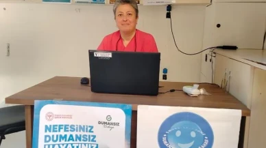 Manisa'da mobil sigara bırakma aracı hizmete başladı