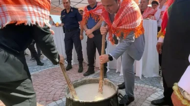 Kurucuova Keşkek Festivali Kavaklıdere’de geleneksel yöntemlerle düzenlendi