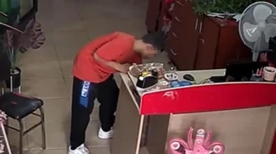 Turgutlu'da 11 yaşındaki çocuk çiçekçi dükkanında hırsızlık yaptı