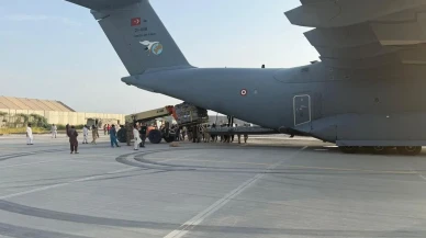 Türk Hava Kuvvetleri insani yardım malzemelerini Afganistan’a ulaştırdı