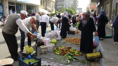 Gercüş'te organik ürün bolluğu fiyatları düşürdü