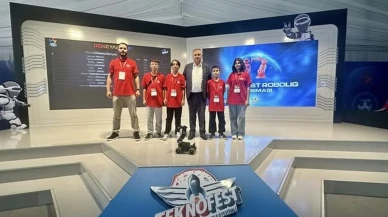 Beyğaç Belediye Başkanı Pütün TEKNOFEST 2025'te öğrencileri destekledi