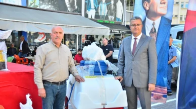 Terme'de fındık randıman yarışmasında başarılı üreticiler ödüllendirildi