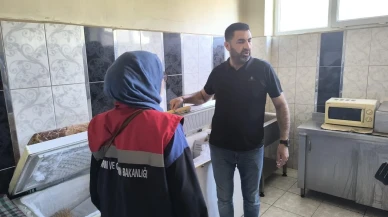 Köşk'te yol kenarındaki satış noktaları Tarım ve Orman Bakanlığı tarafından denetlendi