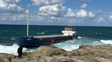 Sezer Doğan sabah namazında Kocaeli’de karaya oturan gemiyi fark etti