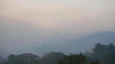 Kastamonu Araç'ta orman yangınlarına havadan ve karadan müdahale sürüyor