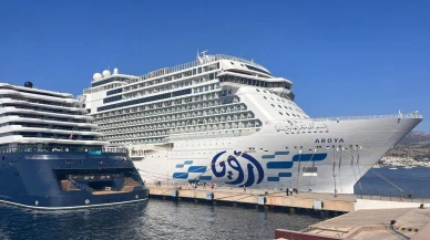 Bodrum'a gelen Luminara ve Aroya gemileri 2.528 yolcu getirdi