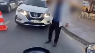 Tekirdağ’da otomobil sürücüsü motosikletlinin üzerine ters yönden sürdü