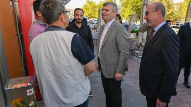 Başkan Pekyatırmacı ve Milletvekili Akyürek Selçuklu'da esnaf ziyareti yaptı