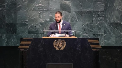 Suriye Devlet Başkanı eş-Şara BM Genel Kurulunda yaptırımların kaldırılmasını istedi